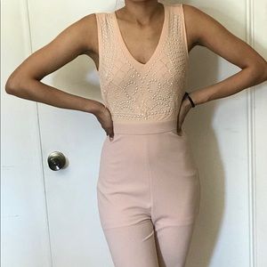 Jumpsuit, rhinestone jumpsuit